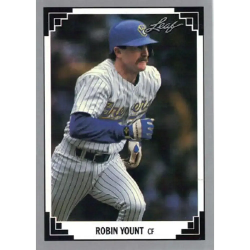 1991 Leaf #116 Robin Yount NM-MT Milwaukee Brewers Baseball Card - Baseball Card Single