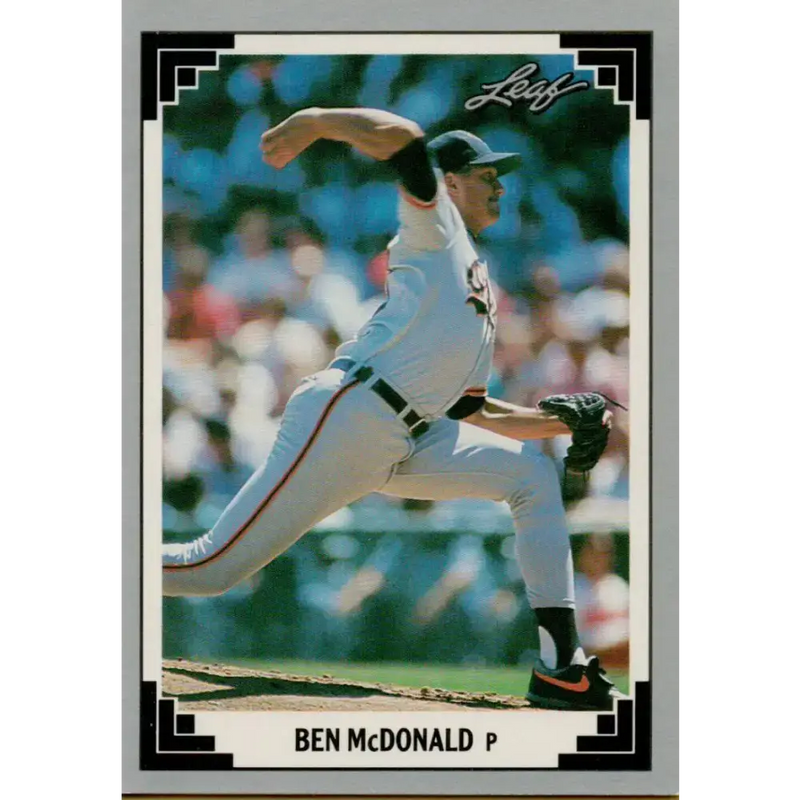 1991 Leaf #117 Ben McDonald NM-MT Baltimore Orioles Baseball Card - Baseball Card Single