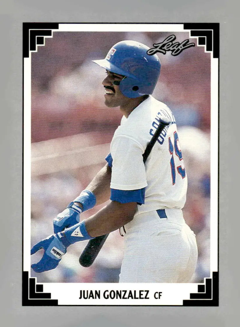 1991 Leaf #119 Juan Gonzalez - Baseball Card Single
