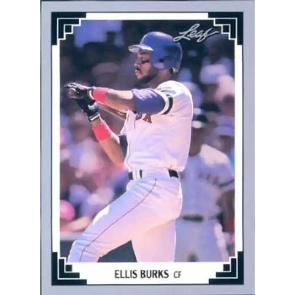 1991 Leaf #121 Ellis Burks NM-MT Boston Red Sox Baseball Card - Baseball Card Single