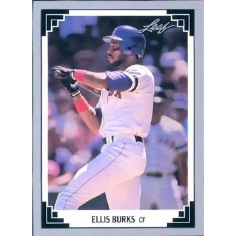 1991 Leaf #121 Ellis Burks NM-MT Boston Red Sox Baseball Card - Baseball Card Single