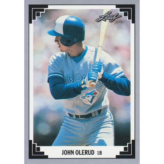 1991 Leaf #125 John Olerud NM-MT Toronto Blue Jays Baseball Card - Baseball Card Single