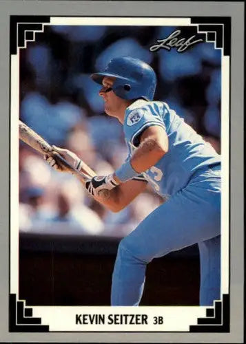 1991 Leaf #133 Kevin Seitzer NM-MT Royals - Baseball Card Single