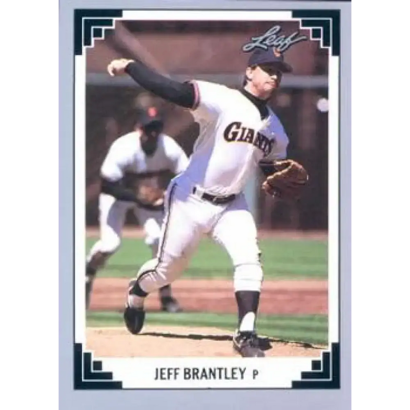 1991 Leaf #136 Jeff Brantley NM-MT San Francisco Giants Baseball Card - Baseball Card Single