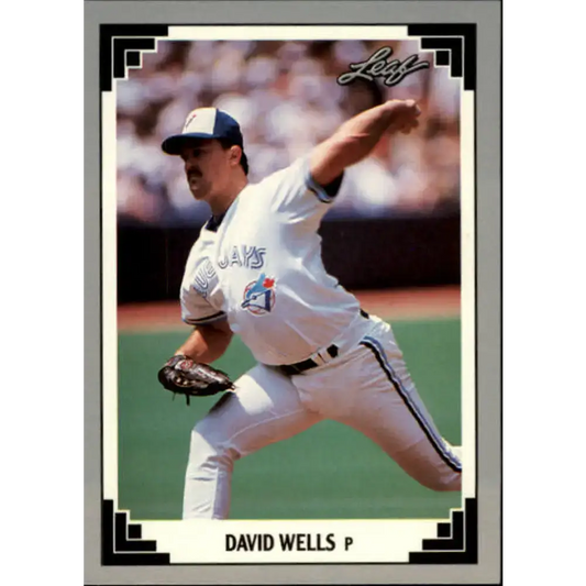 1991 Leaf #140 David Wells NM-MT Toronto Blue Jays Baseball Card - Baseball Card Single