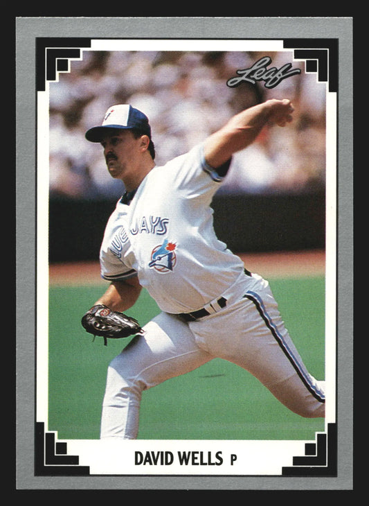 1991 Leaf #140 David Wells Toronto Blue Jays - Baseball Card Single