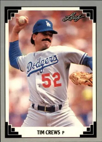 1991 Leaf #141 Tim Crews NM-MT Dodgers - Baseball Card Single