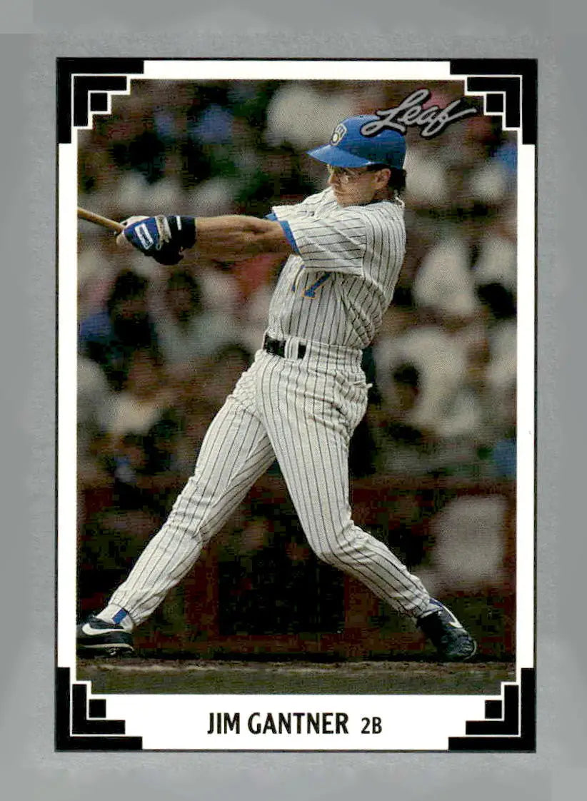 1991 Leaf #145 Jim Gantner - Baseball Card Single