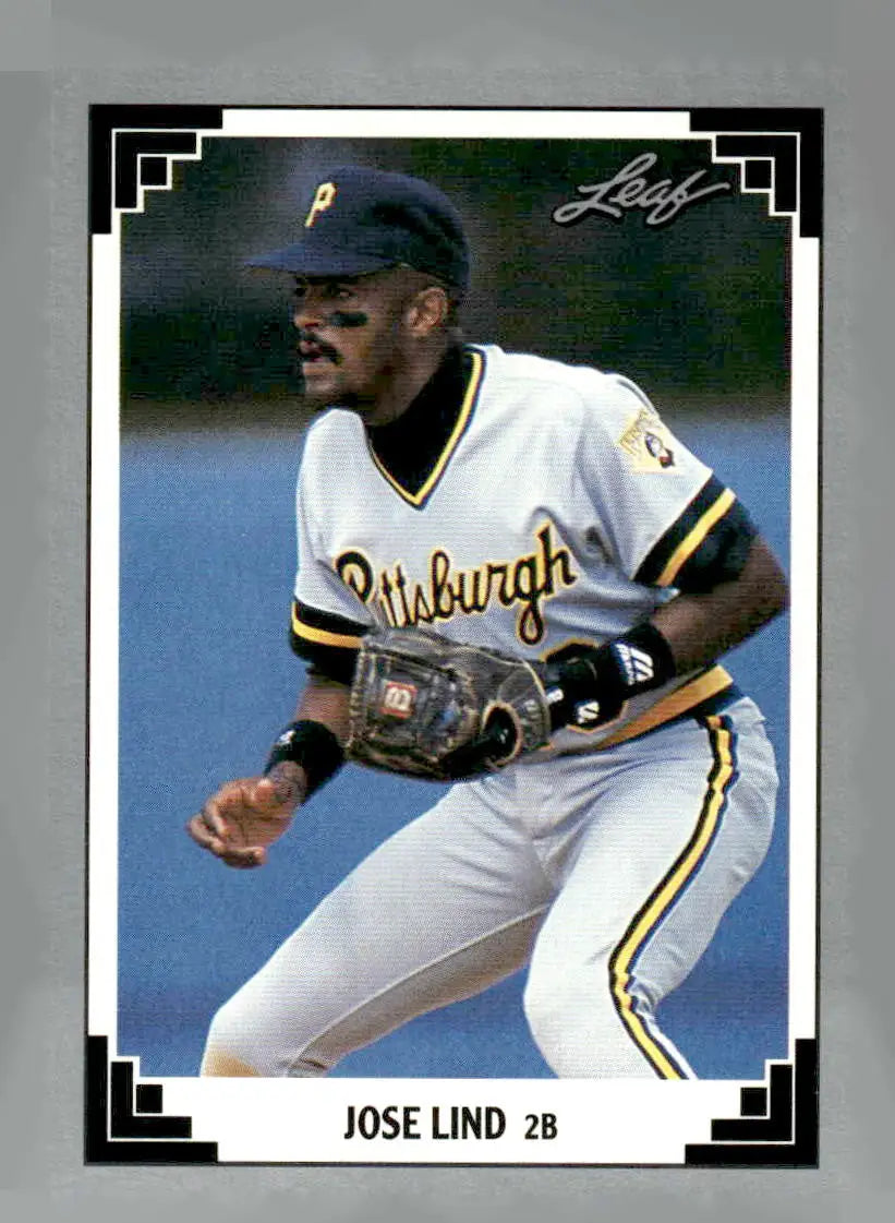 1991 Leaf #146 Jose Lind - Baseball Card Single