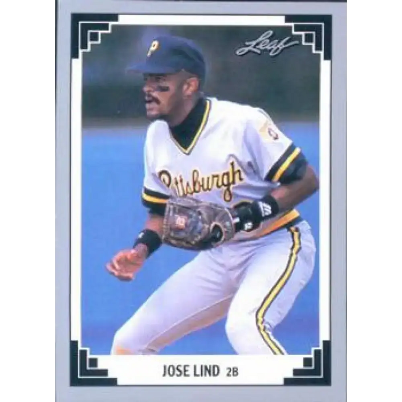 1991 Leaf #146 Jose Lind NM-MT Pittsburgh Pirates Baseball Card - Baseball Card Single