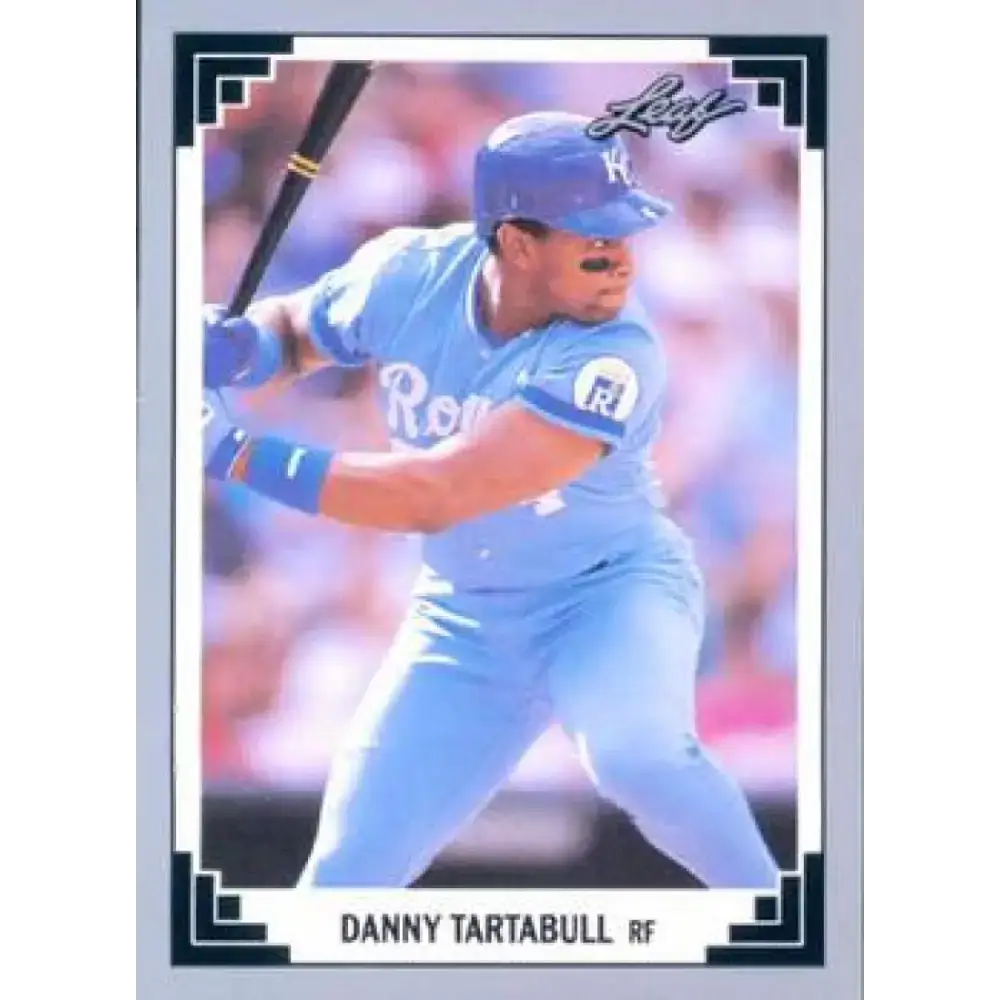 1991 Leaf #147 Danny Tartabull NM-MT Kansas City Royals Baseball Card - Baseball Card Single