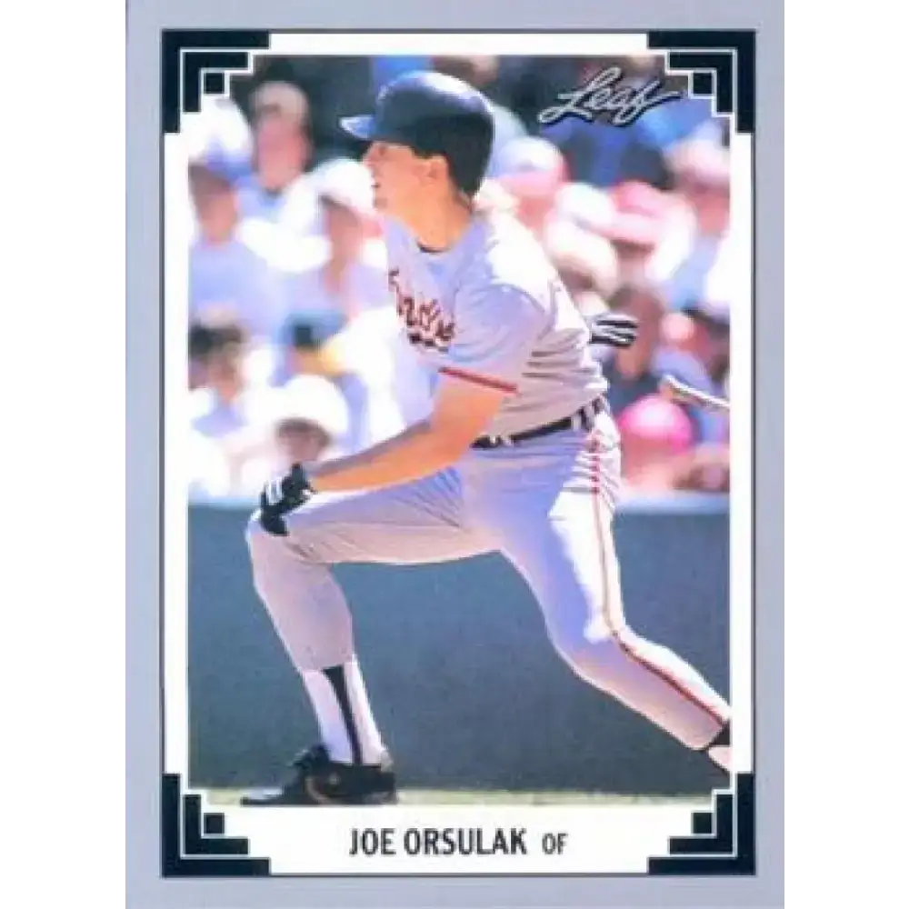 1991 Leaf #152 Joe Orsulak NM-MT Baltimore Orioles Baseball Card - Baseball Card Single
