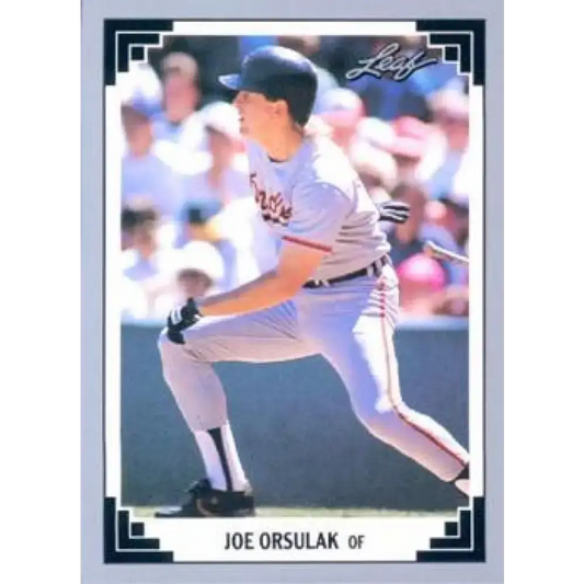 1991 Leaf #152 Joe Orsulak NM-MT Baltimore Orioles Baseball Card - Baseball Card Single