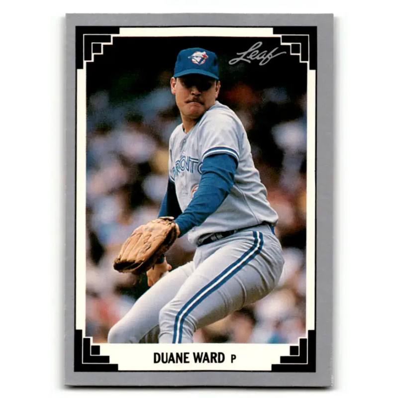 1991 Leaf #154 Duane Ward NM-MT Toronto Blue Jays Baseball Card - Baseball Card Single