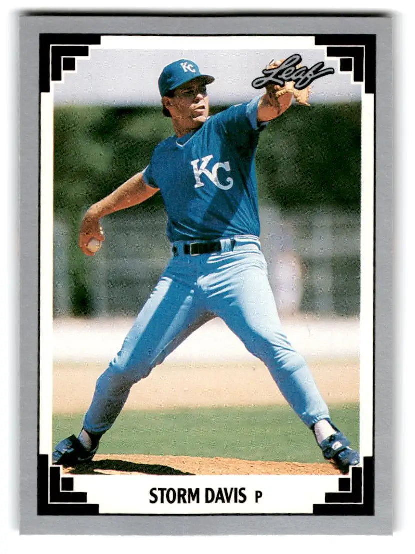 1991 Leaf #161 Storm Davis - Baseball Card Single