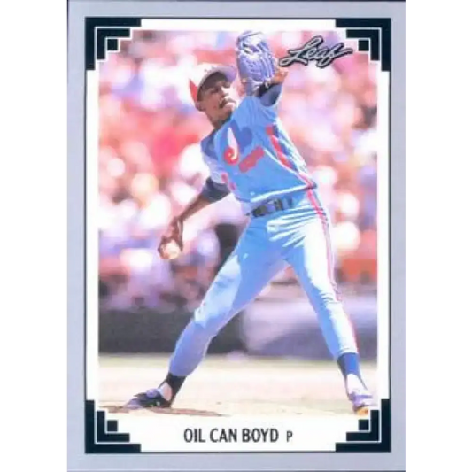 1991 Leaf #167 Oil Can Boyd NM-MT Montreal Expos Baseball Card - Baseball Card Single
