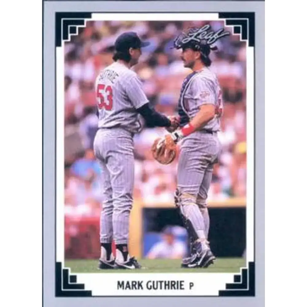 1991 Leaf #171 Mark Guthrie NM-MT Minnesota Twins Baseball Card - Baseball Card Single