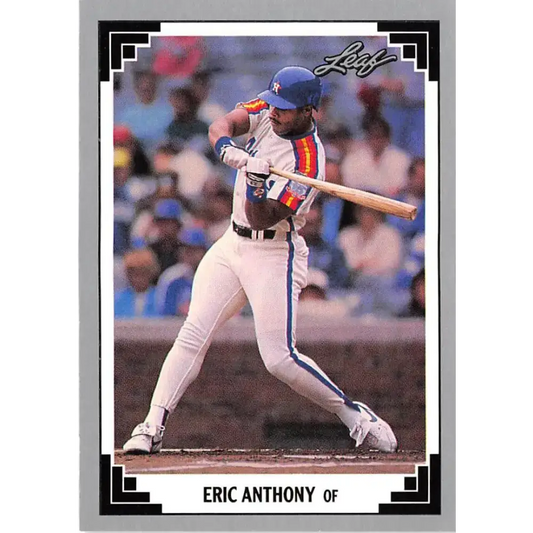 1991 Leaf #181 Eric Anthony NM-MT Houston Astros Baseball Card - Baseball Card Single