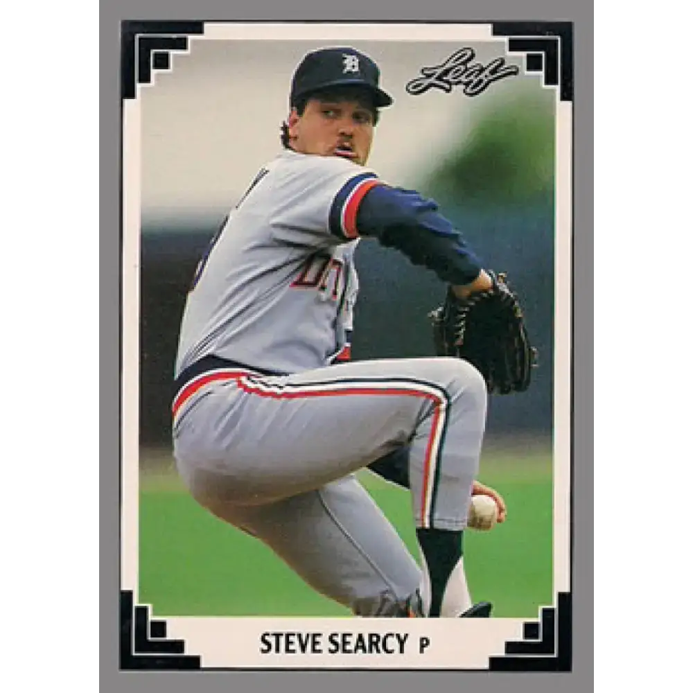 1991 Leaf #187 Steve Searcy NM-MT Detroit Tigers Baseball Card - Baseball Card Single