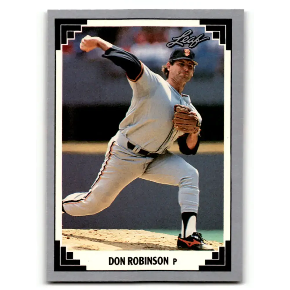 1991 Leaf #188 Don Robinson NM-MT San Francisco Giants Baseball Card - Baseball Card Single