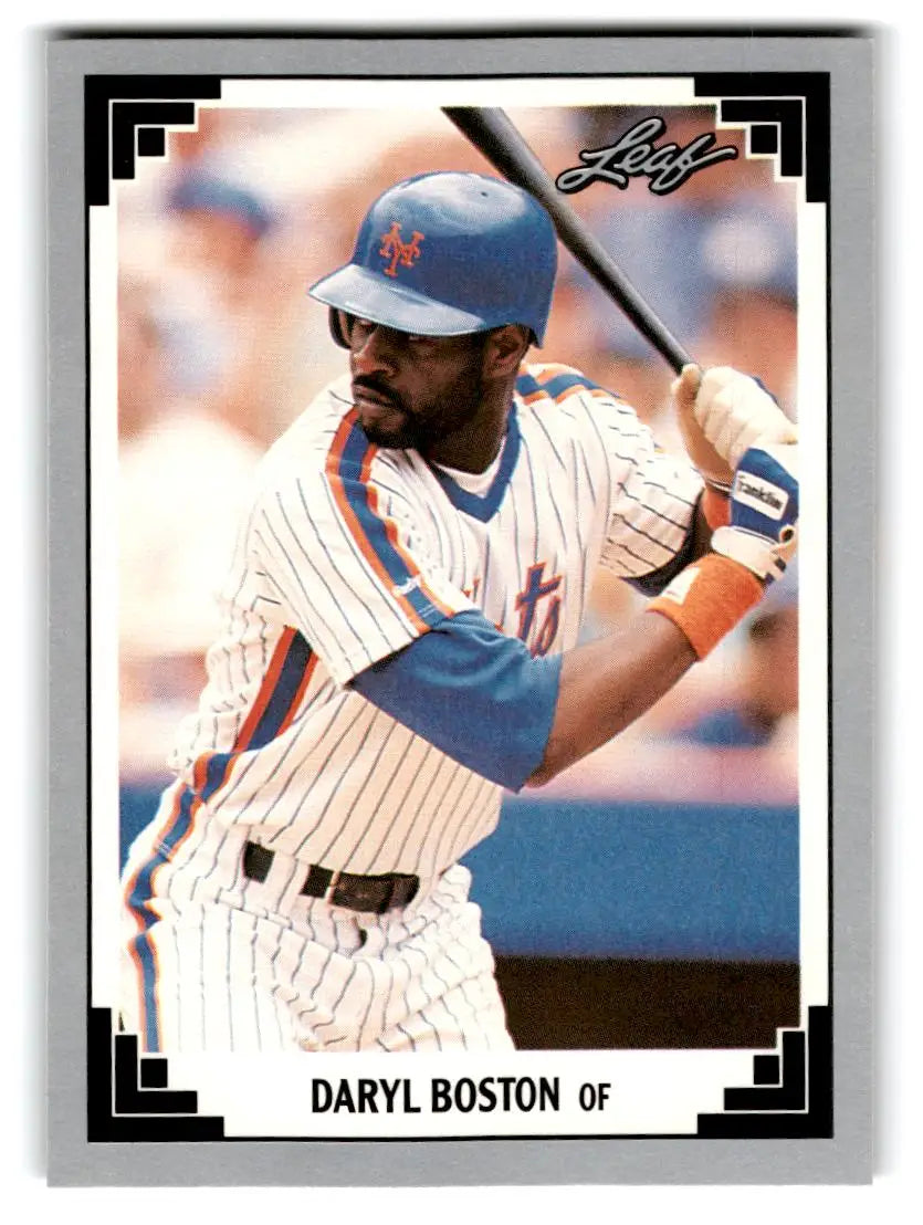 1991 Leaf #202 Daryl Boston - Baseball Card Single