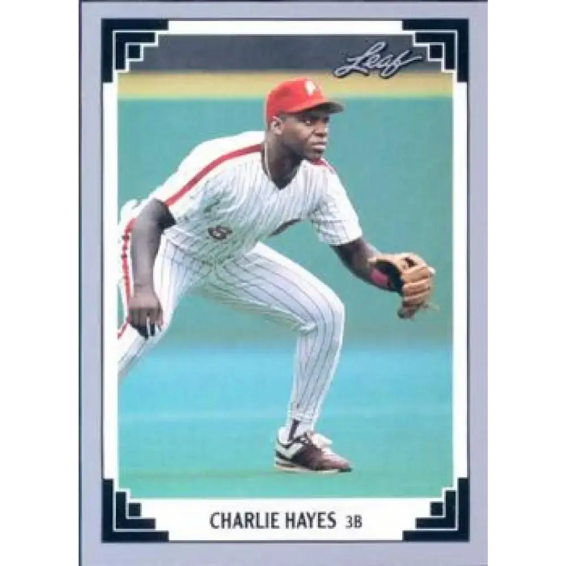 1991 Leaf #214 Charlie Hayes NM-MT Philadelphia Phillies Baseball Card - Baseball Card Single