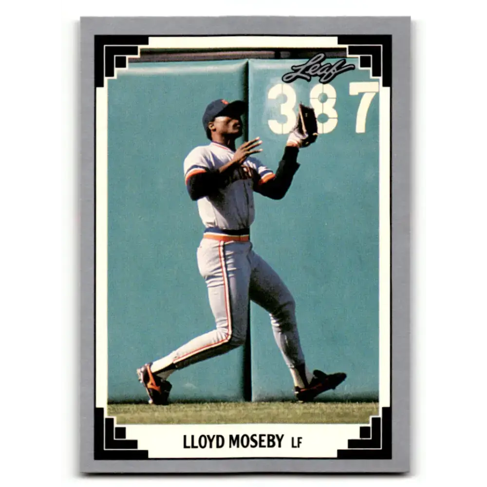 1991 Leaf #223 Lloyd Moseby NM-MT Detroit Tigers Baseball Card - Baseball Card Single