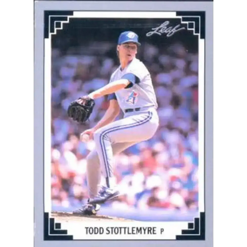 1991 Leaf #227 Todd Stottlemyre NM-MT Toronto Blue Jays Baseball Card - Baseball Card Single