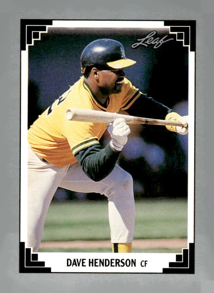 1991 Leaf #232 Dave Henderson - Baseball Card Single