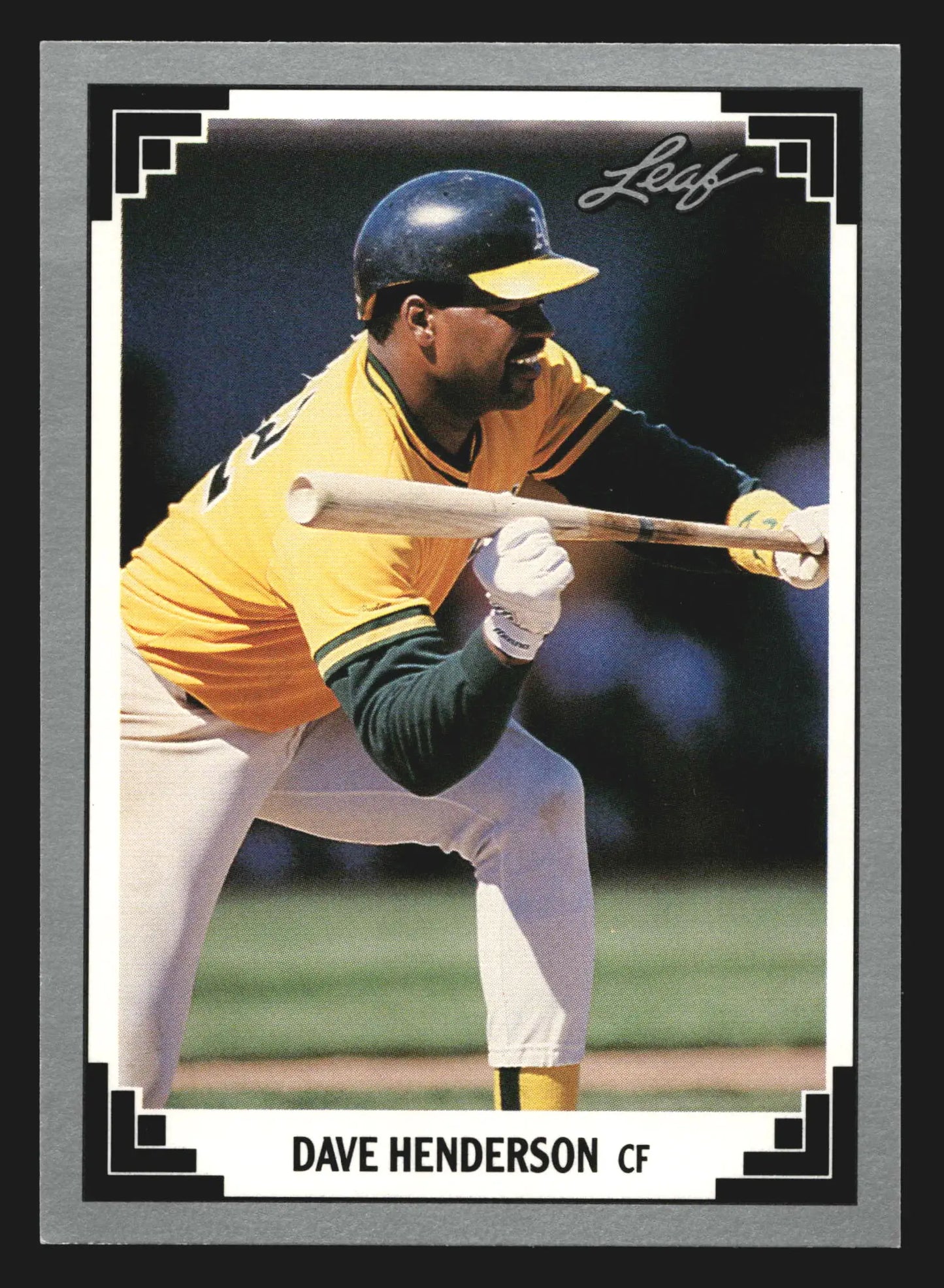 1991 Leaf #232 Dave Henderson Oakland Athletics - Baseball Card Single
