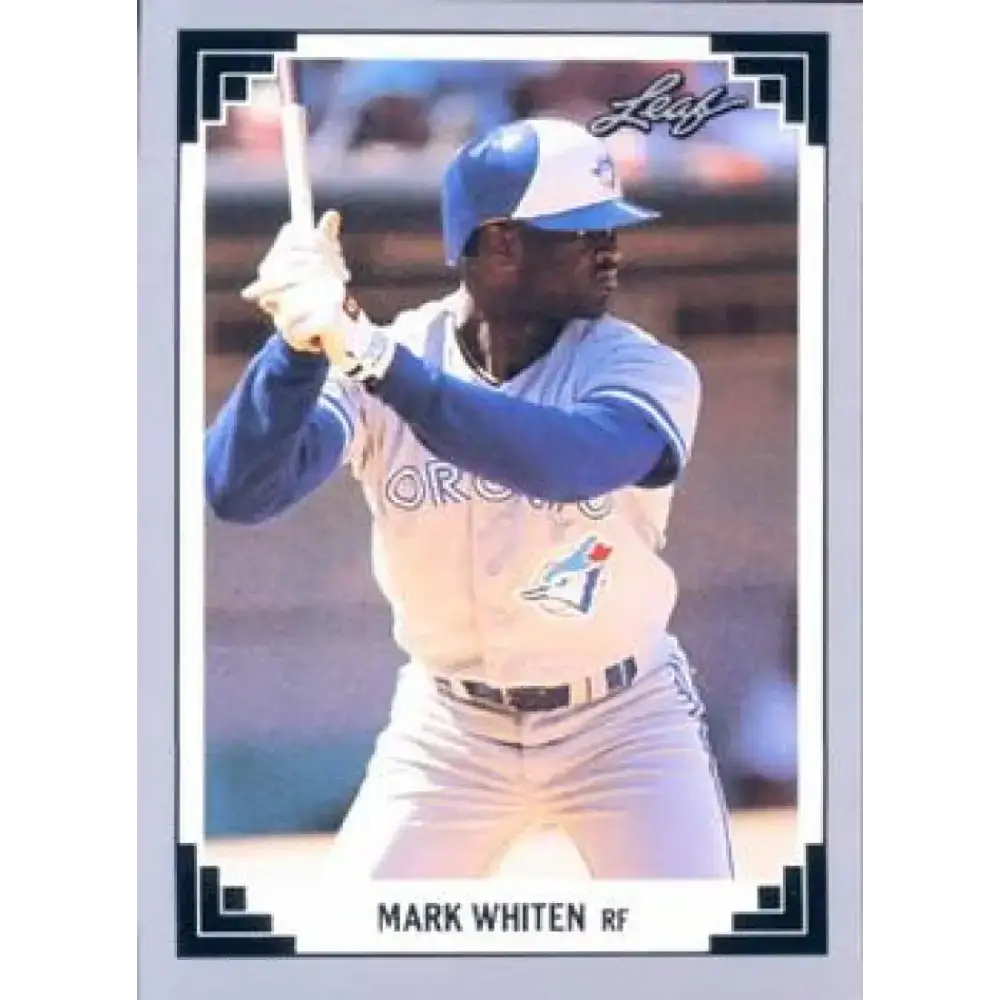 1991 Leaf #234 Mark Whiten NM-MT Toronto Blue Jays Baseball Card - Baseball Card Single