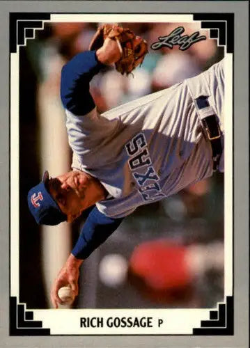 1991 Leaf #236 Rich Gossage NM-MT Rangers - Baseball Card Single