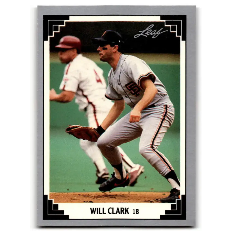 1991 Leaf #238 Will Clark NM-MT San Francisco Giants Baseball Card - Baseball Card Single