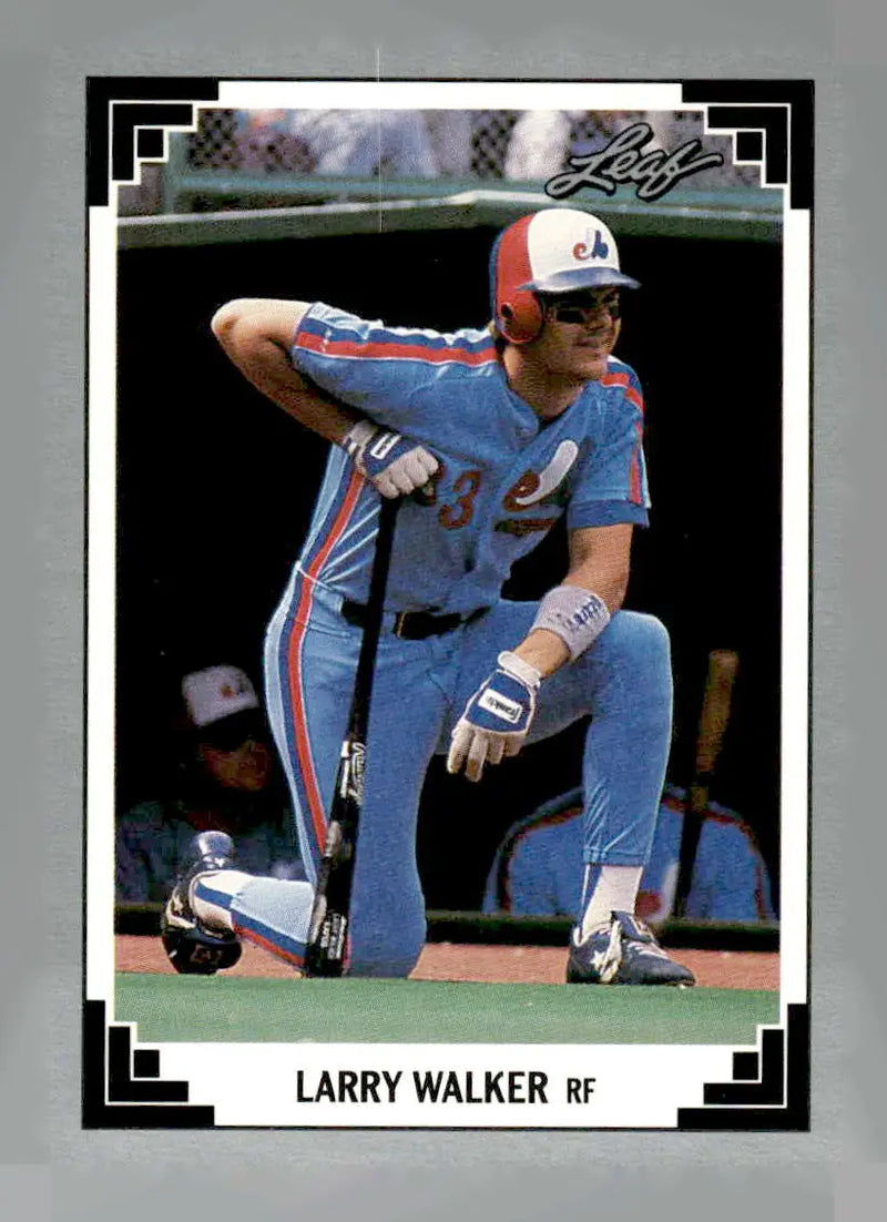 1991 Leaf #241 Larry Walker - Baseball Card Single