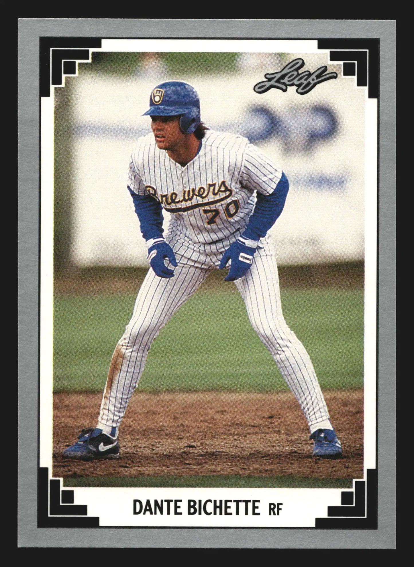 1991 Leaf #242 Dante Bichette Milwaukee Brewers - Baseball Card Single