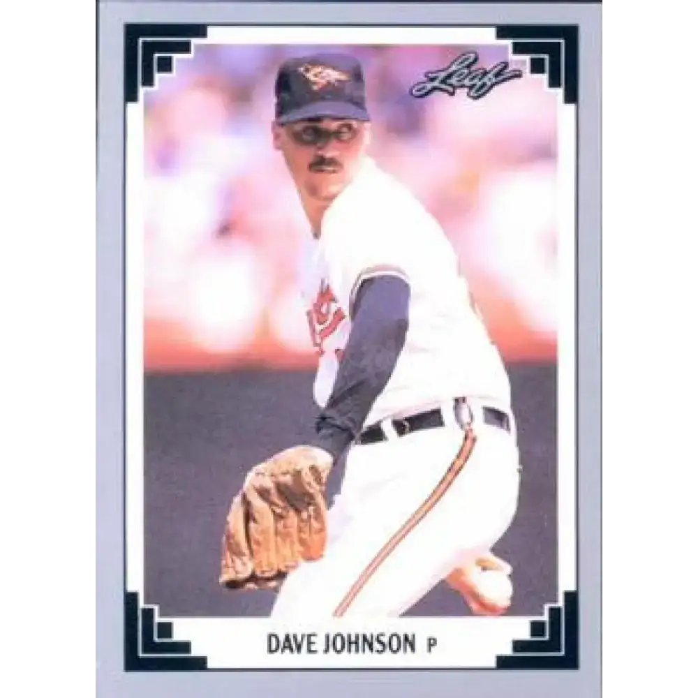 1991 Leaf #248 Dave Johnson NM-MT Baltimore Orioles Baseball Card - Baseball Card Single