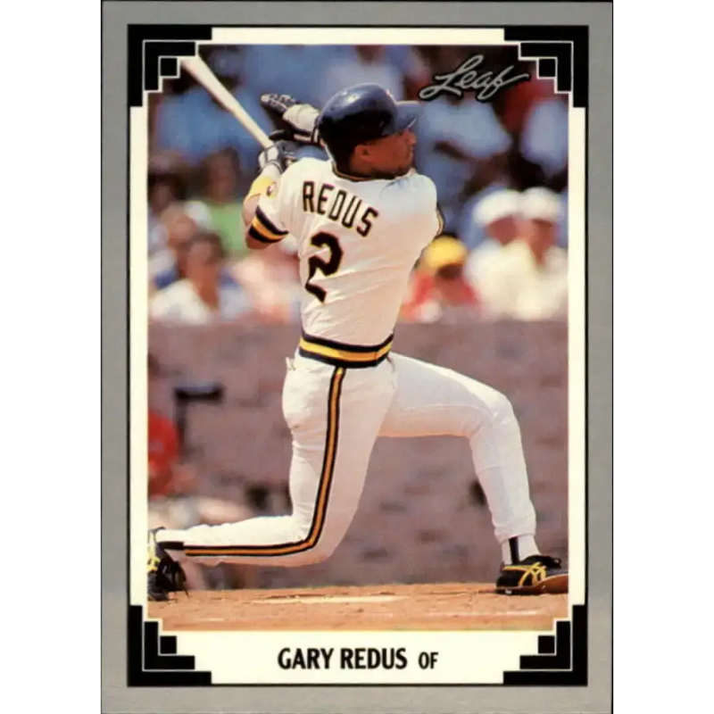 1991 Leaf #254 Gary Redus NM-MT Pittsburgh Pirates Baseball Card - Baseball Card Single