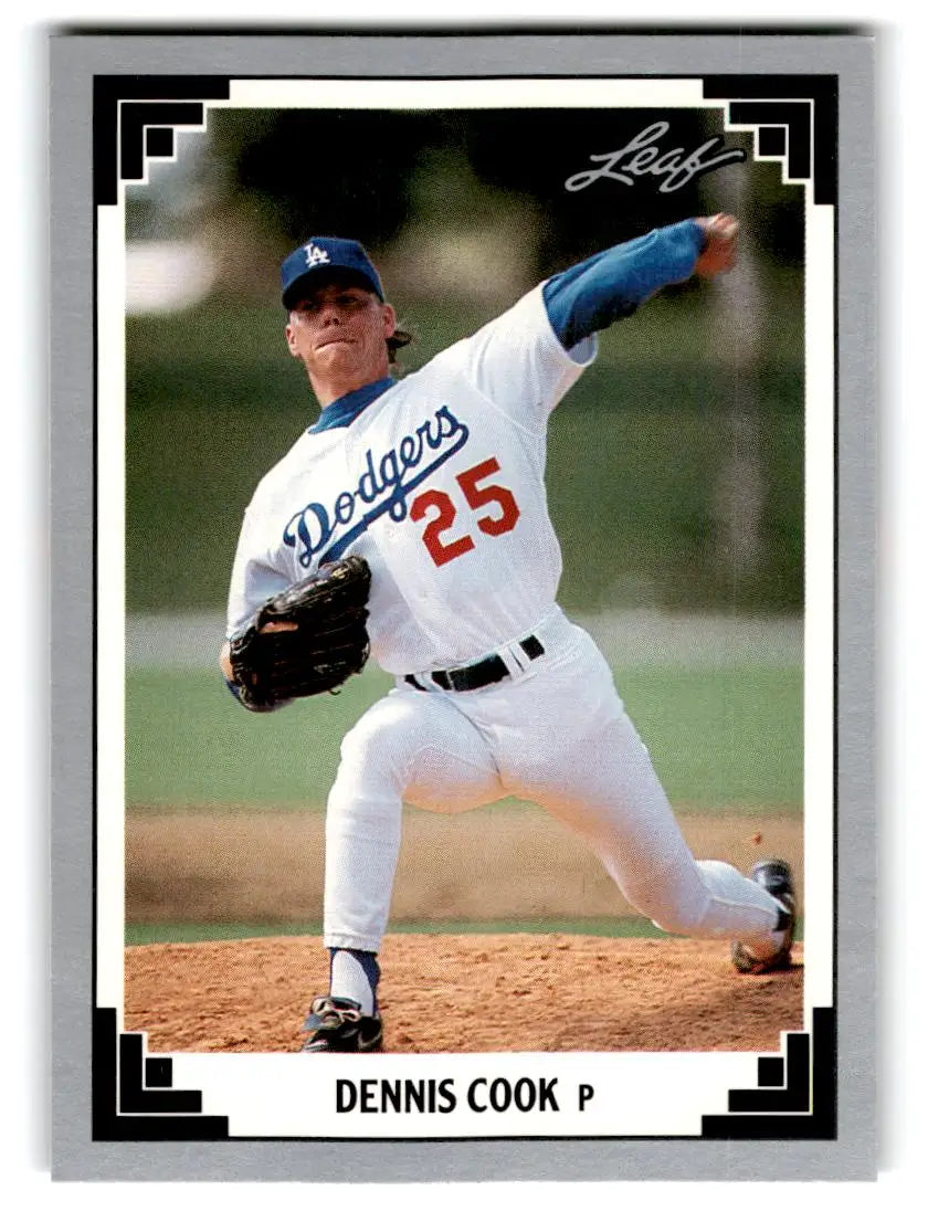 1991 Leaf #257 Dennis Cook - Baseball Card Single