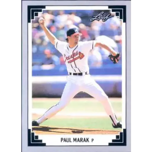 1991 Leaf #260 Paul Marak NM-MT RC Rookie Atlanta Braves Baseball Card - Baseball Card Single