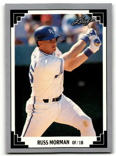 1991 Leaf #263 Russ Morman NM Near Mint Royals - Baseball Card Single