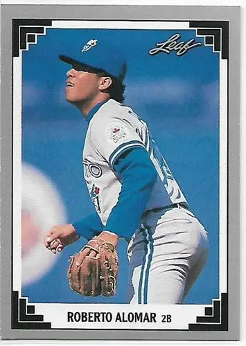 1991 Leaf #267 Roberto Alomar NM Near Mint Blue Jays - Baseball Card Single