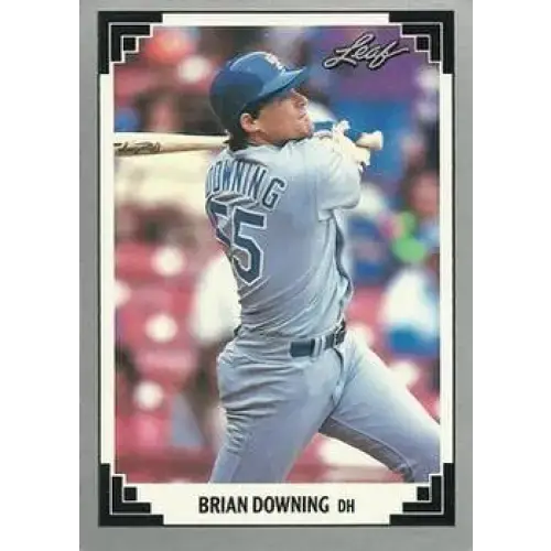 1991 Leaf #269 Brian Downing NM-MT Texas Rangers Baseball Card - Baseball Card Single