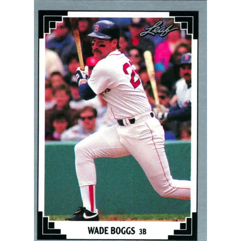 1991 Leaf #273 Wade Boggs NM-MT Boston Red Sox Baseball Card - Baseball Card Single