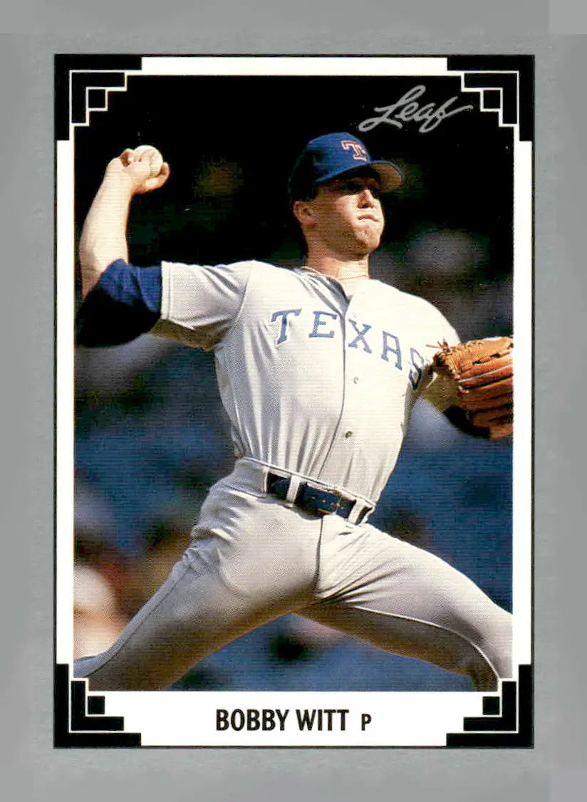 1991 Leaf #3 Bobby Witt - Baseball Card Single