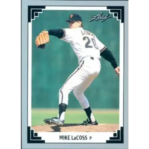 1991 Leaf #309 Mike LaCoss NM-MT San Francisco Giants Baseball Card - Baseball Card Single