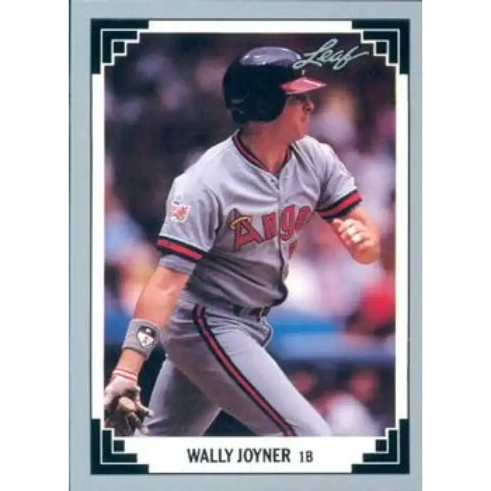 1991 Leaf #31 Wally Joyner NM-MT California Angels Baseball Card - Baseball Card Single