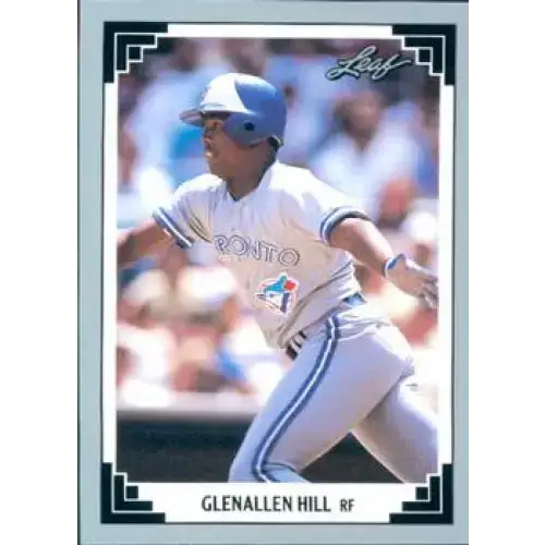 1991 Leaf #311 Glenallen Hill NM-MT Toronto Blue Jays Baseball Card - Baseball Card Single