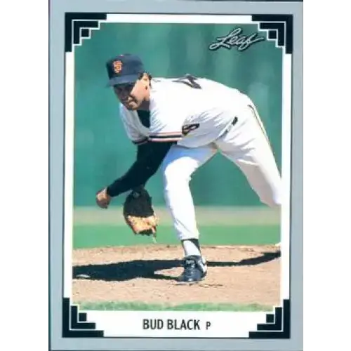 1991 Leaf #312 Bud Black NM-MT San Francisco Giants Baseball Card - Baseball Card Single