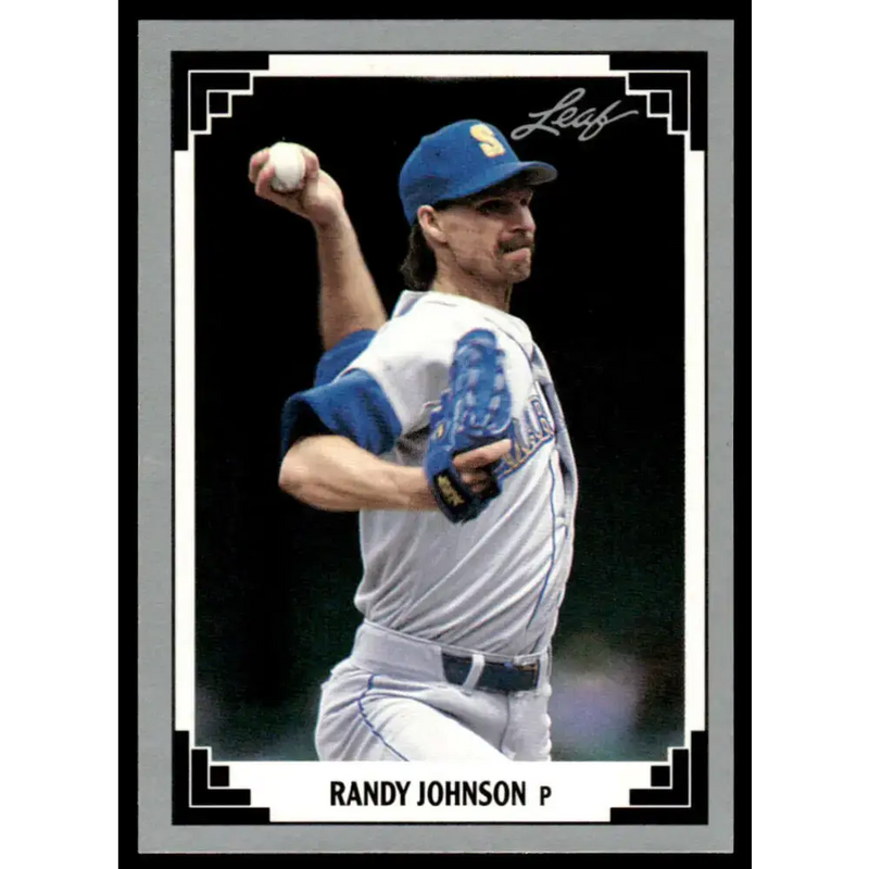 1991 Leaf #319 Randy Johnson NM-MT Seattle Mariners Baseball Card - Baseball Card Single