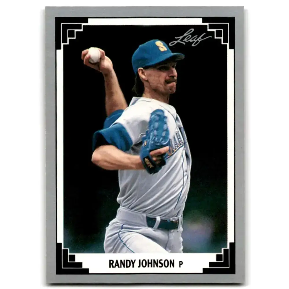 1991 Leaf #319 Randy Johnson NM-MT Seattle Mariners Baseball Card - Baseball Card Single